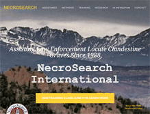 Tablet Screenshot of necrosearch.org